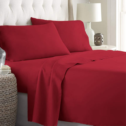 Luxurious Queen Bedding Set | Cooling Polyester Fabric for Ultimate Comfort | 4-Piece Collection for Relaxed Sleep 4