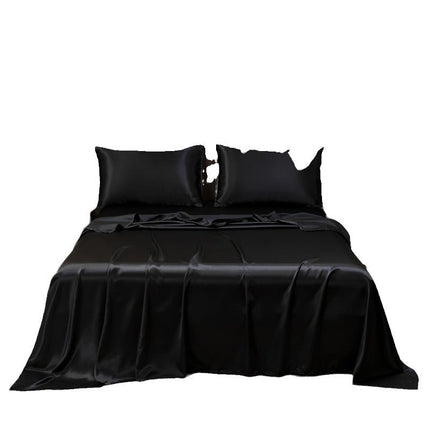 Luxurious Satin Bed Sheet | Cooling Silky Fabric for Refreshing Sleep | Moisture-Wicking Design for Ultimate Comfort 3