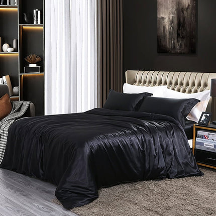 Luxurious Silk Bedding Set | Hypoallergenic Duvet Covers for Skin & Hair Care 10