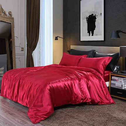 Luxurious Silk Bedding Set | Hypoallergenic Duvet Covers for Skin & Hair Care 11