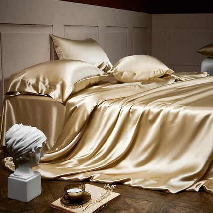 Luxurious Silk Bedding Set | Hypoallergenic Duvet Covers for Skin & Hair Care 13
