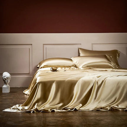 Luxurious Silk Bedding Set | Hypoallergenic Duvet Covers for Skin & Hair Care 8