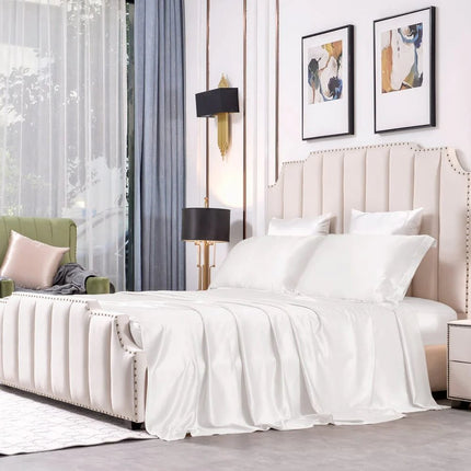 Luxurious Silk Bedding Set | Hypoallergenic Duvet Covers for Skin & Hair Care 9