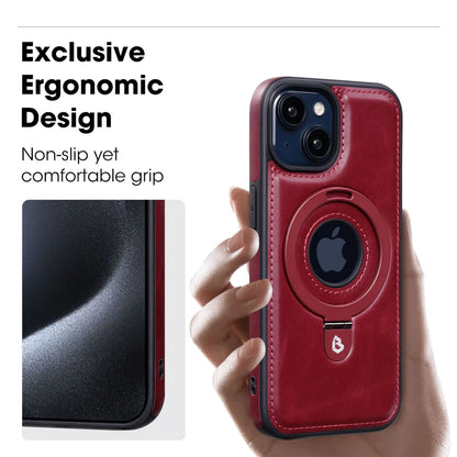 Magnetic Phone Case with Ring Stand, MagSafe Case for iPhone 12 13 14