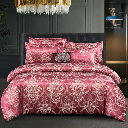 Luxury Duvet Cover Set | Elegant Jacquard Design for King Size Comfort 13