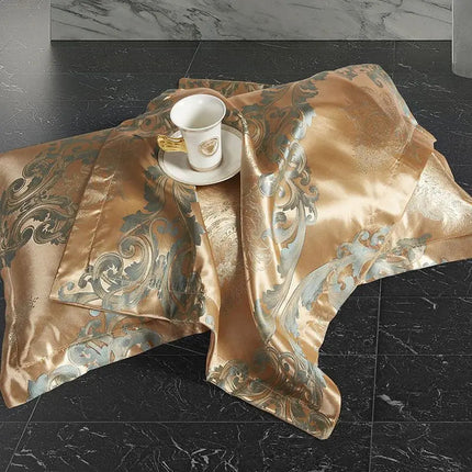Luxury Duvet Cover Set | Elegant Jacquard Design for King Size Comfort 5