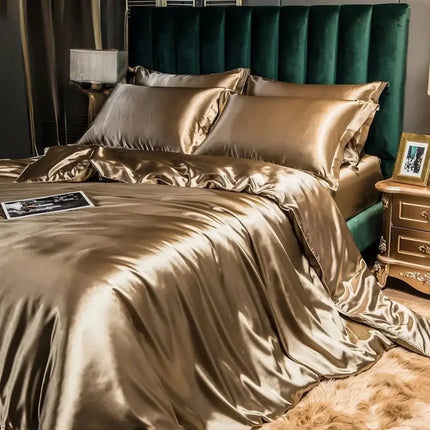 Luxury Mulberry Silk Bedding Set | 4-Piece Duvet Covers & Pillowcases for Ultimate Comfort 2