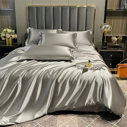 Luxury Mulberry Silk Bedding Set | 4-Piece Duvet Covers & Pillowcases for Ultimate Comfort 3