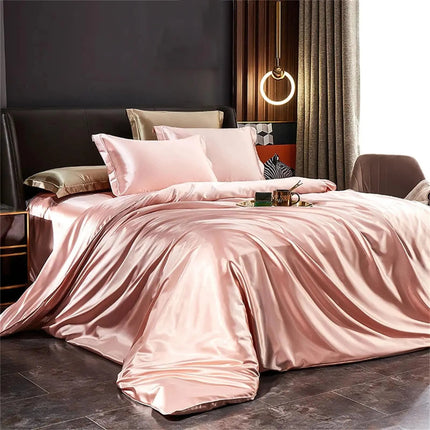 Luxury Mulberry Silk Bedding Set | 4-Piece Duvet Covers & Pillowcases for Ultimate Comfort 5
