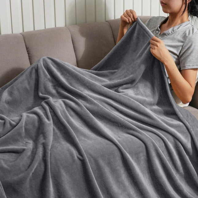 Luxury Reversible Fleece Blanket with Soft Texture | All-Season Comfort 1
