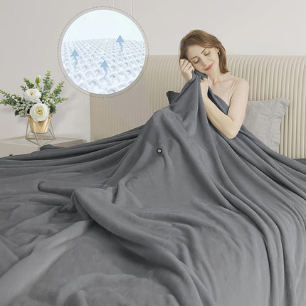 Luxury Reversible Fleece Blanket with Soft Texture | All-Season Comfort 3