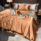 Coffee / Four-piece set for 1.5 meter bed sheets