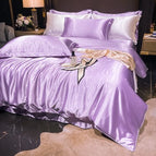 Sky Blue / Four-piece set for 1.5 meter bed sheets