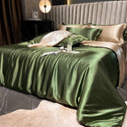 Military Green Gold / Four-piece set for 1.5 meter bed sheets