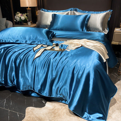 Luxury Silk Satin Bedding Set | 4-Piece Duvet Covers for Ultimate Comfort 3