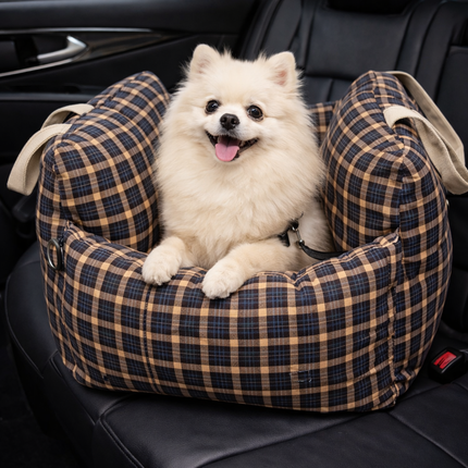 Luxury Waterproof Dog Car Seat with Adjustable Safety Leashes | Cozy Travel Bed for Secure and Comfortable Rides 7