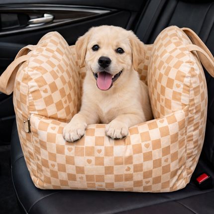 Luxury Waterproof Dog Car Seat with Adjustable Safety Leashes | Cozy Travel Bed for Secure and Comfortable Rides 9