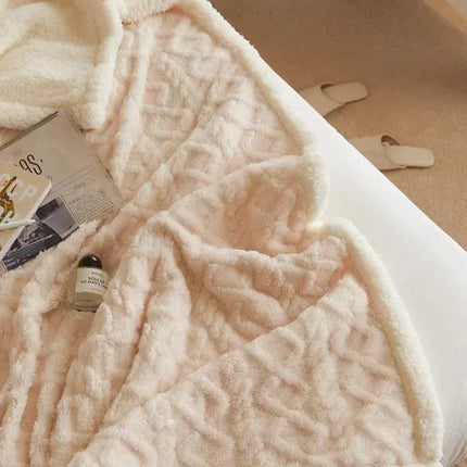LuxyCozy | Thick Lambswool Winter Blanket with Fleece Softness | Lightweight Comfort for Chilly Days 9