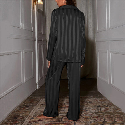Silk Pajamas for Women, Womens Pajama Set with Blouse and Pants – image 8