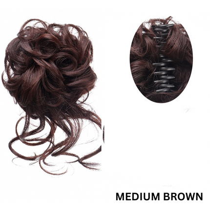 Messy Bun Hair Piece, Chignon Top Knot Hair Accessories for Instant Volume