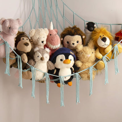 Macrame Toy Storage Hammock | Durable Organizer for Stuffed Animals & Toys 8
