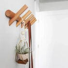 Maeve Collection | Solid Oak Wall Rack with Minimalist Design | Functional Storage for Modern Spaces 0