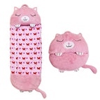 Pink cat / 135 x 50cm