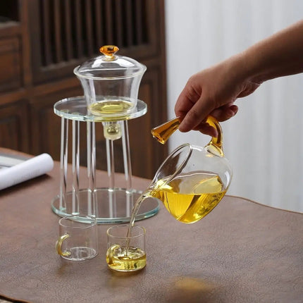 Glass Teapot with Infuser, Japanese Tea Set