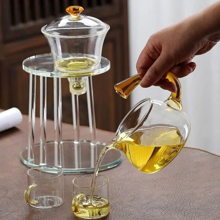 Glass Teapot with Infuser, Borosilicate Tea Maker – image 4