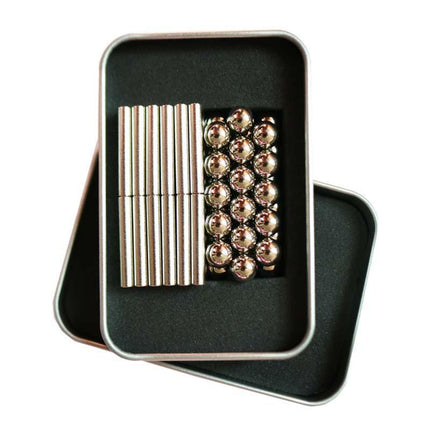 Magnetic Building Tiles | Creative Construction Set with 48 Rods & 35 Balls | Versatile Stress Relief for All Ages 5