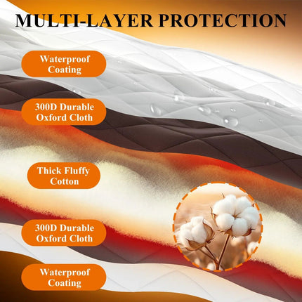 Magnetic Door Curtain | Waterproof Insulated Design with Thick Cotton Layer | Hands-Free Closure for Winter Comfort 3