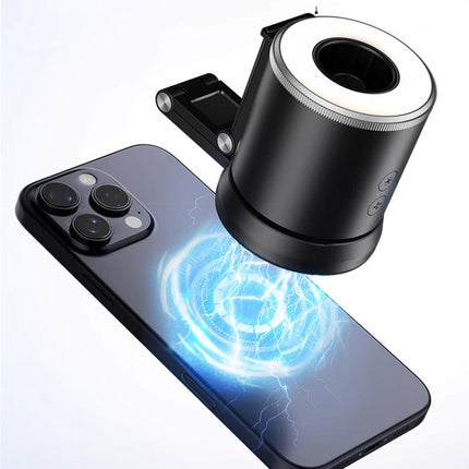 Magnetic Foldable Phone Fan with Three-Speed Airflow | Portable Design for Summer Comfort 2