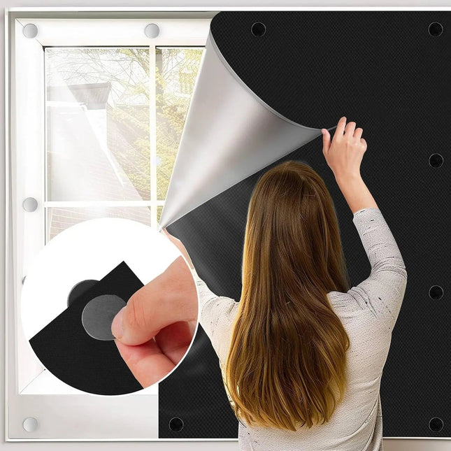 Magnetic Portable Blackout Window Shades with Suction Hold | Perfect for Travel and Kids' Rooms 0