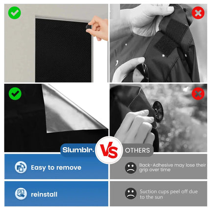 Magnetic Portable Blackout Window Shades with Suction Hold | Perfect for Travel and Kids' Rooms 2