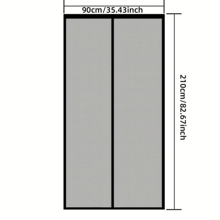 Magnetic Screen Curtain | Mesh Magnetic Screen Door with Auto Closure | Pet-Friendly Design for Insect Protection 4
