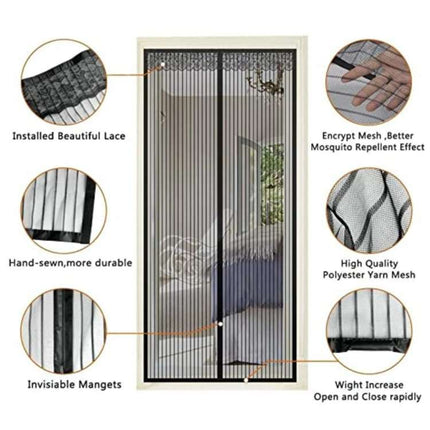 Magnetic Screen Door | Tear-Resistant Mesh Door with Hands-Free Access | Perfect Fly Barrier for Summer Airflow 2
