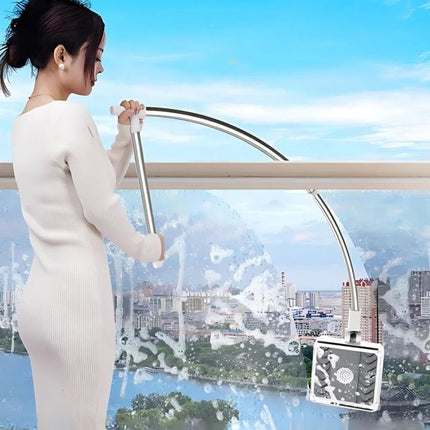 Magnetic Window Cleaner | Dual-Sided Tool with Extendable Handle | Effortless Indoor Cleaning for Streak-Free Windows 2