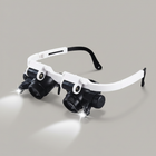 Magnifying Headset | Adjustable Dual-Eye Magnifier with LED Lights | Precision Viewing for Detailed Work 0