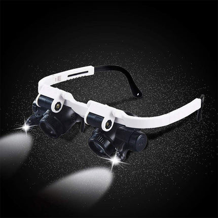 Magnifying Headset | Adjustable Dual-Eye Magnifier with LED Lights | Precision Viewing for Detailed Work 4