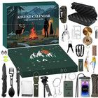 Mens Advent Calendar with 24 Outdoor Tools, Christmas Countdown Gift for Dad, Christmas Gifts for Men and Campers