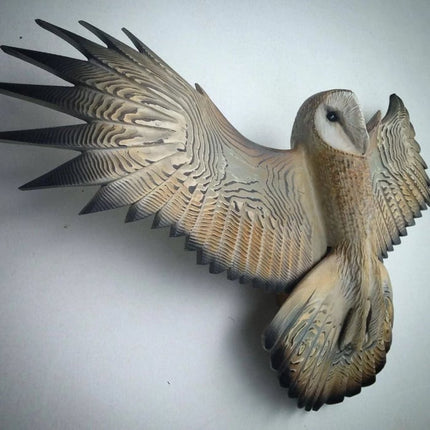 Majestic Owl | Wooden Wall Art with Natural Finish | Artisan Craft for Tranquil Home Ambiance 2