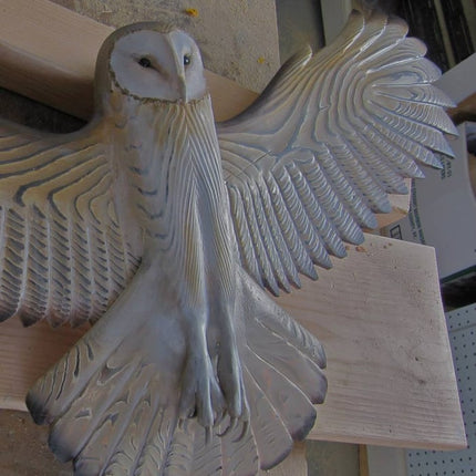 Majestic Owl | Wooden Wall Art with Natural Finish | Artisan Craft for Tranquil Home Ambiance 5