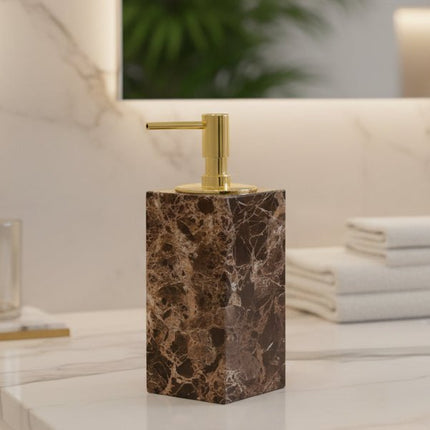Marble Elegance | Marble-Effect Bath Essentials Set with Polished Finish | Stylish Storage for a Luxurious Bathroom 0