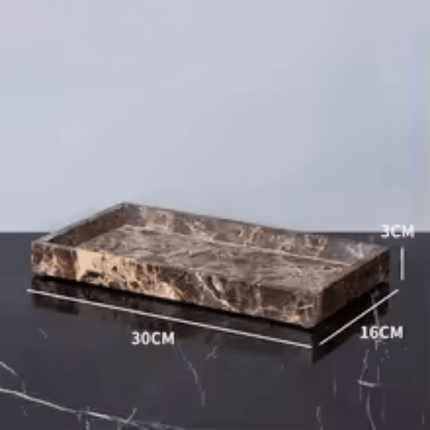 Marble Elegance | Marble-Effect Bath Essentials Set with Polished Finish | Stylish Storage for a Luxurious Bathroom 7