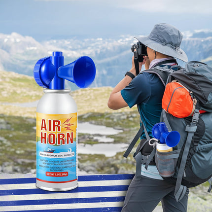 Marine Safety Alert | Portable Air Horn with 122 Decibel Sound | Compact Emergency Signal for Boating 1