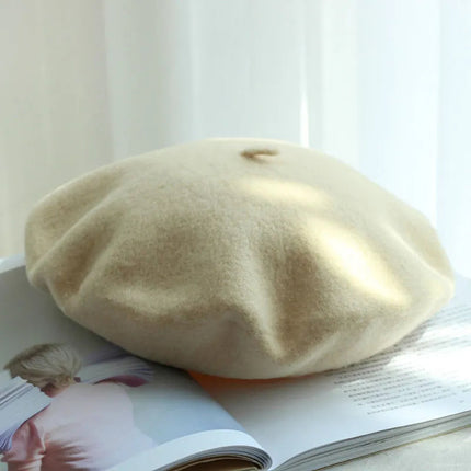 Marlene | Classic Wool Beret with Stretchy Fit | Stylish Accessory for Winter 1
