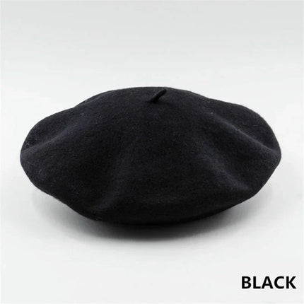 Marlene | Classic Wool Beret with Stretchy Fit | Stylish Accessory for Winter 2