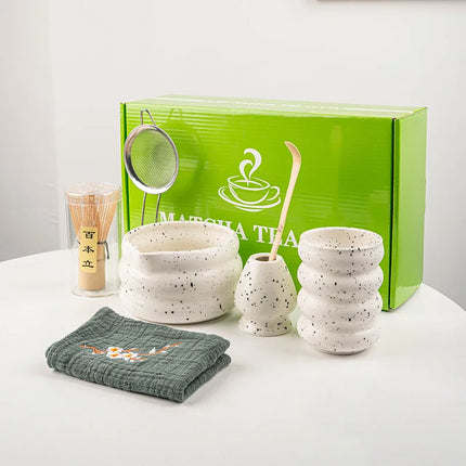 Matcha Essentials | 7-Piece Matcha Set with Bamboo Whisk & Scoop | Complete Kit for Perfect Tea Preparation 1