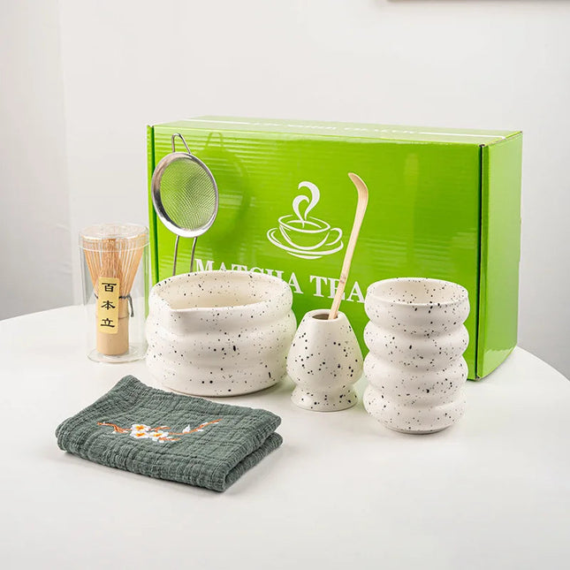 Matcha Essentials | 7-Piece Matcha Set with Bamboo Whisk & Scoop | Complete Kit for Perfect Tea Preparation 1