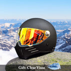 Matte Black + Red Visor / M (55-56cm)
